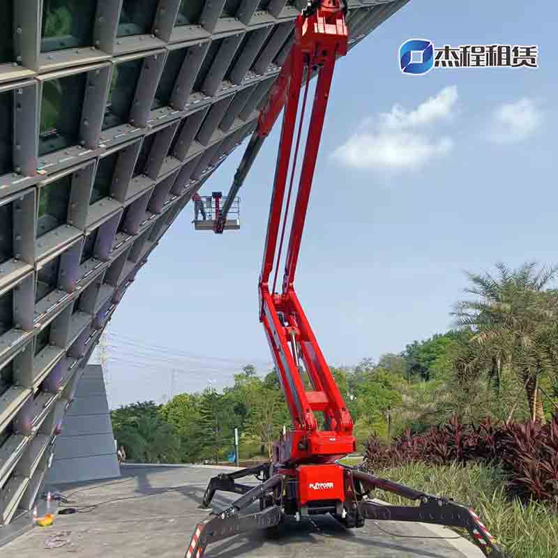 蜘蛛车出租于建筑物维护工程