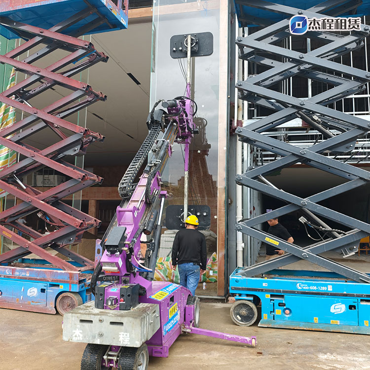 玻璃吸盘车租赁应用案例