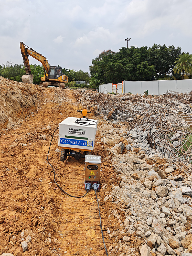 大功率移动电源+水泵出租组合让抽水更省事